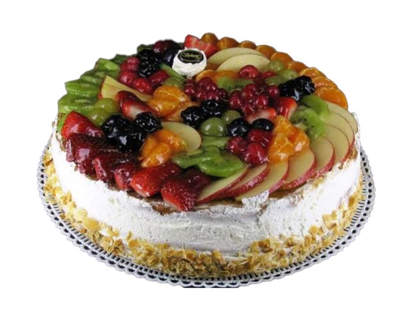 Vruchtentaart rond 8+ pers