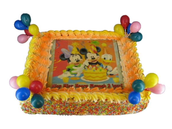 Mickey Mouse taart